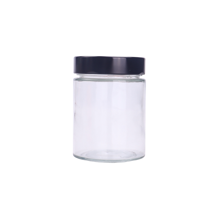 Factory Short 100ml 140ml 180ml 212ml Sealed Storage Jam Honey Glass Jar With Deep Metal Lids