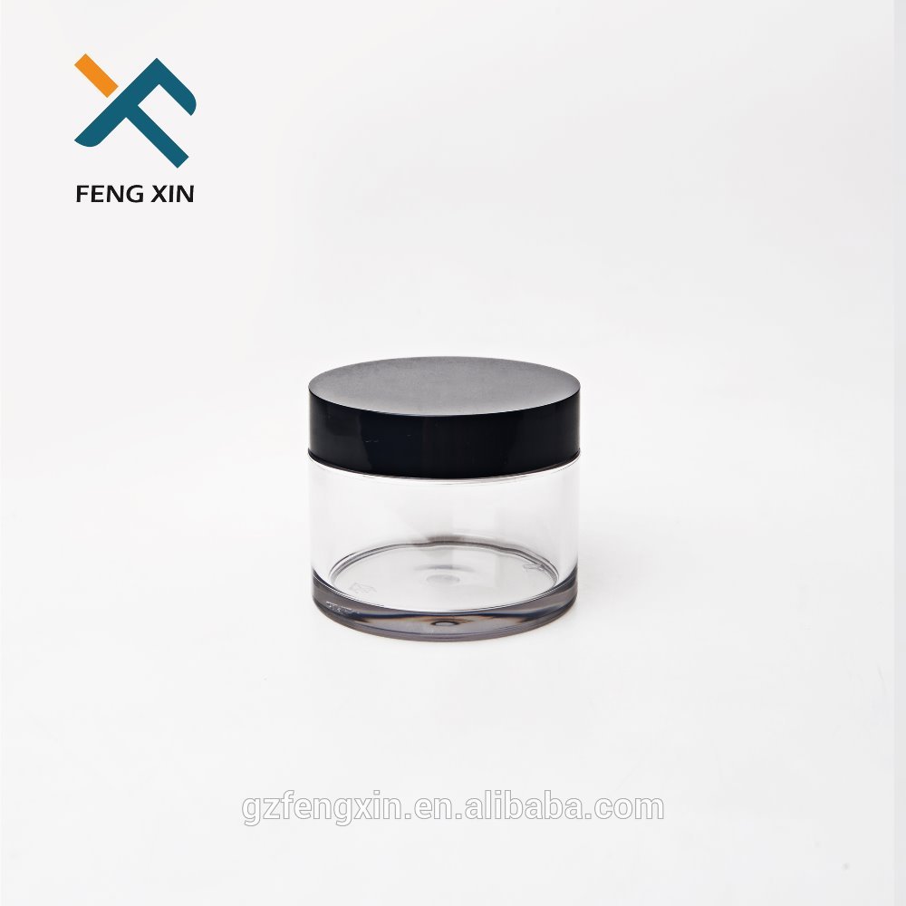 Factory Small Cosmetic Clear Plastic Jam Round Wide-mouth Jars