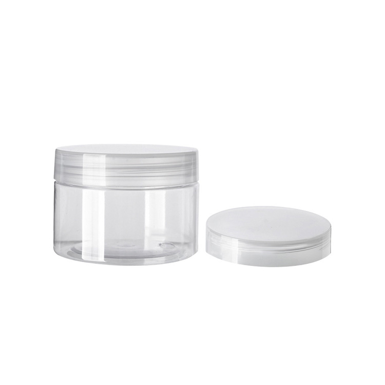 Factory Supplier 250ml PET Plastic Free Container Peanut Butter Jars Cheap Packing Empty Sealed Tin