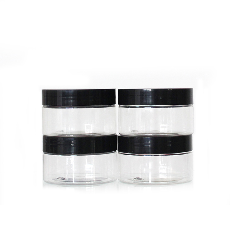 Factory Supplier 250ml PET Plastic Free Container Peanut Butter Jars Cheap Packing Empty Sealed Tin