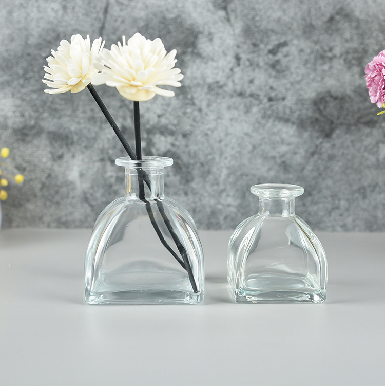 Factory Supplier 50ml Aroma Empty Aromatherapy Products Essential Oils Aromatherapy Diffuser Clear Glass Bottles