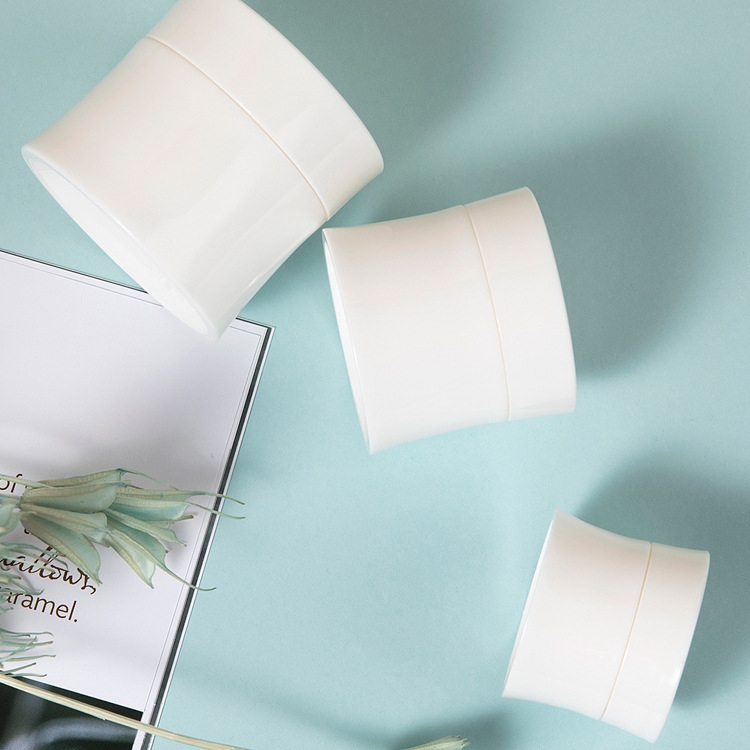 Factory Supplier Eco-friendly PP White Cosmetic Packaging Plastic Jars for Exfoliating Scrub Container Manufacturer