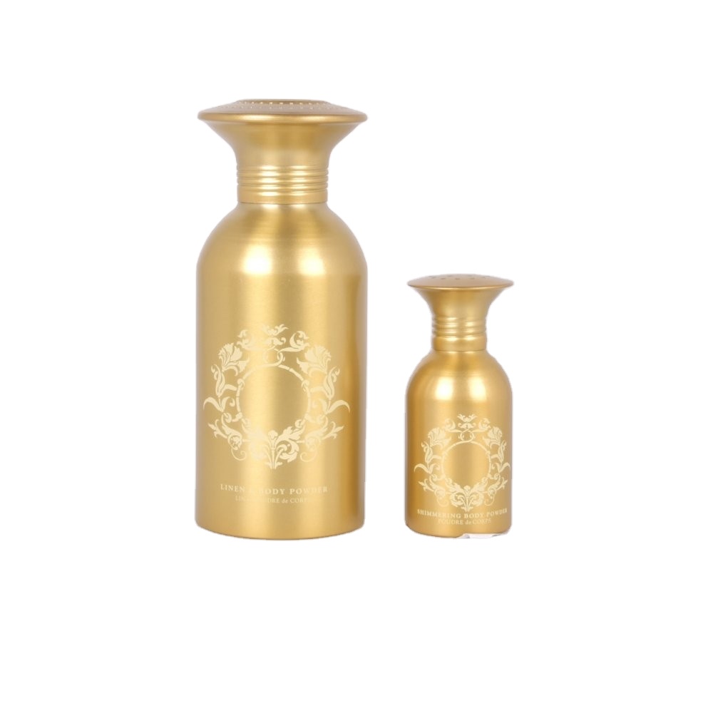 Factory Supplier Small Mouth Spice Aluminium Baby Dispenser Loose Package Refillable Powder Bottle With Sifter Cap