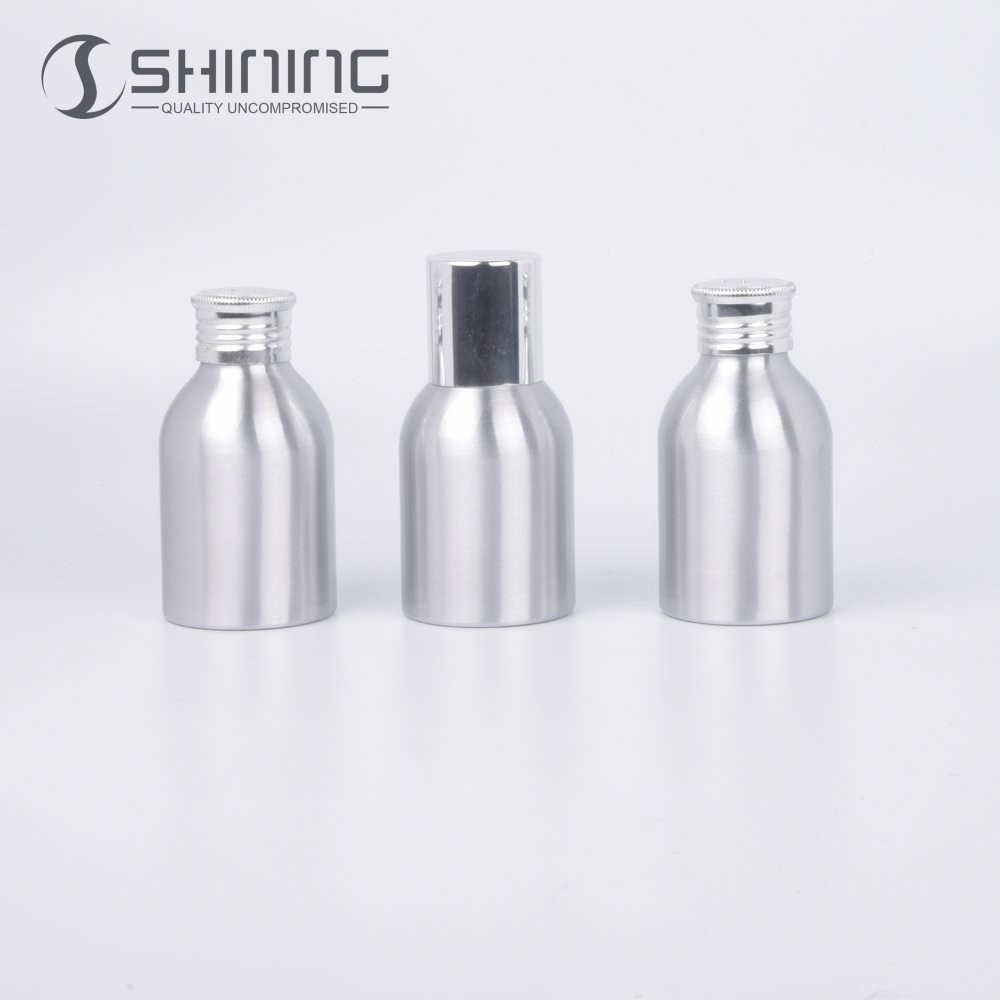 Factory Supplier Small Mouth Spice Aluminium Baby Dispenser Loose Package Refillable Powder Bottle With Sifter Cap