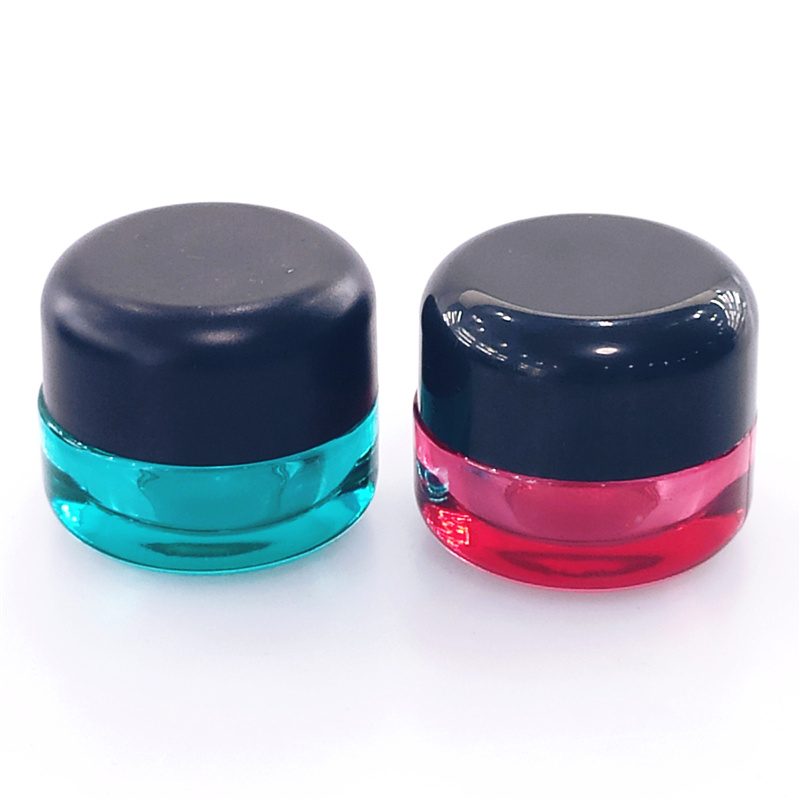 Factory Supply 5ml 7ml 9ml Glass Jar with Child Resistant Cap and jar with Child Proof Cap