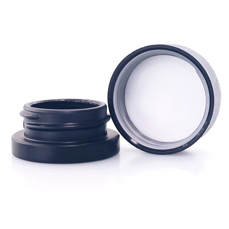 Factory Supply 5ml 7ml 9ml Glass Jar with Child Resistant Cap and jar with Child Proof Cap