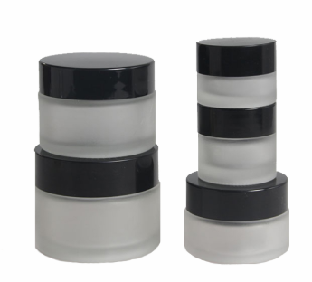Factory Supply Attractive Price Frost Clear Face Glass Cream Jar