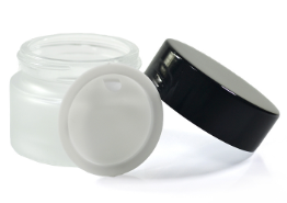 Factory Supply Attractive Price Frost Clear Face Glass Cream Jar
