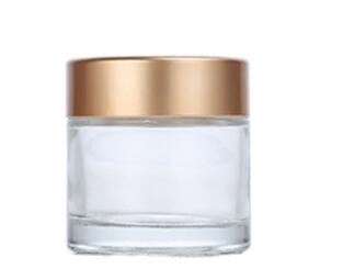 Factory Supply Bulk Sale Multiple Capacity Round Empty Customizable Glass Jars Wholesale