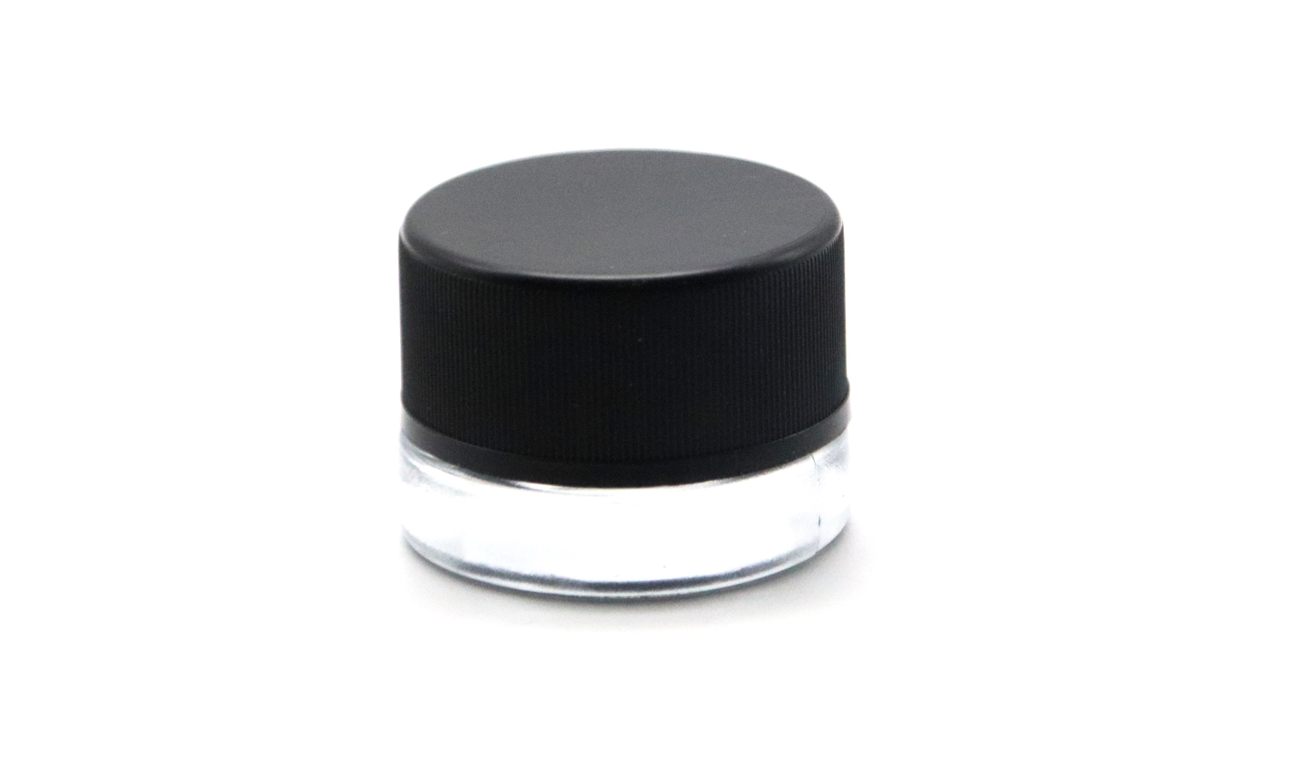 Factory Supply Clear Child Resistant Glass Container Cosmetic Packing Glass Jar 5ml