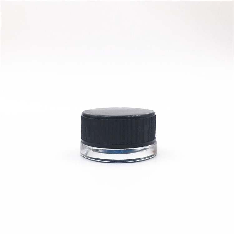 Factory Supply Clear Child Resistant Glass Container Cosmetic Packing Glass Jar 5ml