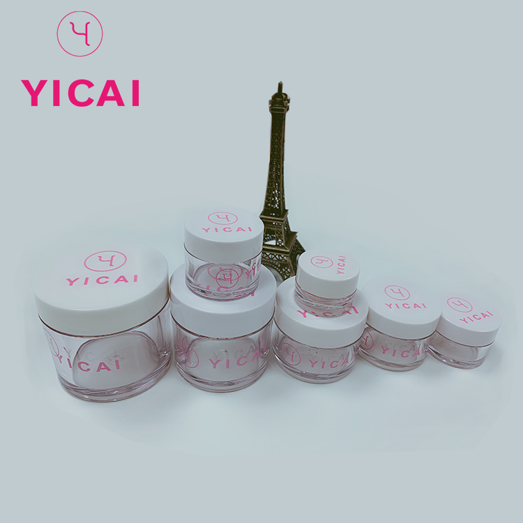 Factory Supply Custom 1oz 2oz Cosmetic Container Plastic Petg Cream Jar