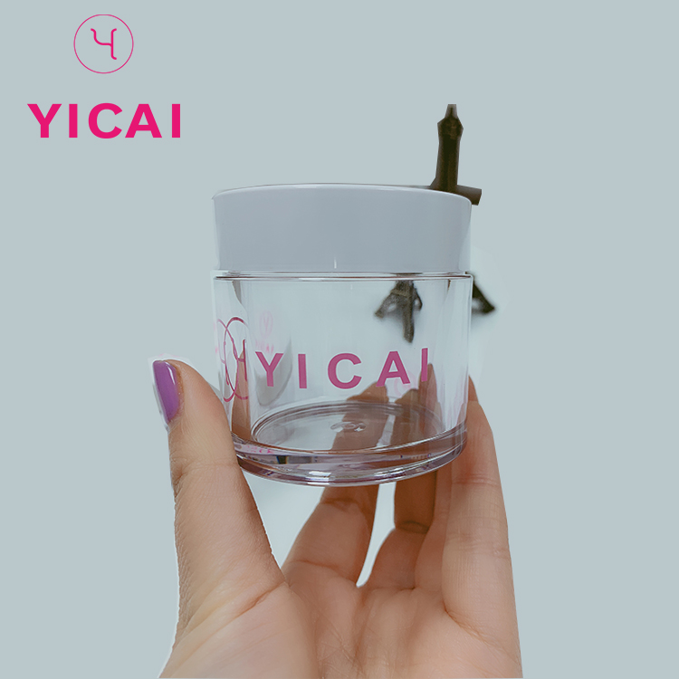 Factory Supply Custom 1oz 2oz Cosmetic Container Plastic Petg Cream Jar
