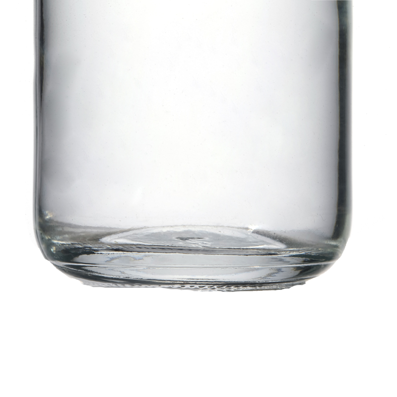 Factory Supply Customize Aluminum Cap Clear 100ml Glass Bottle for Liquor