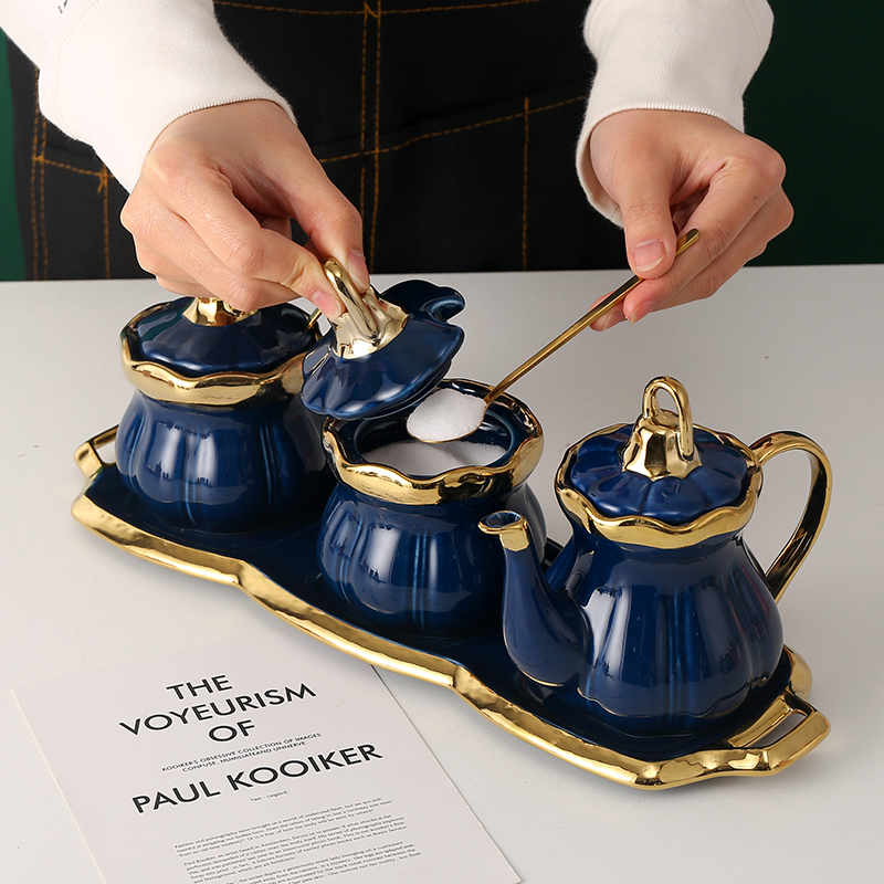 Factory Supply Exquisite Small Minimalist Ceramic Seasoning Jar With Lid