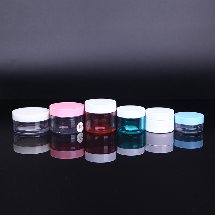 Factory Supply Face Cream PET Thick Wall 4 oz Plastic Cosmetic Jars