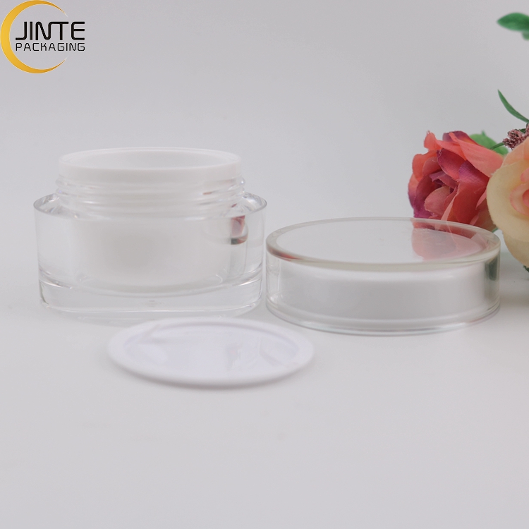 Factory Supply Promotional 15g/0.5oz 50g/1.7oz Plastic Acrylic Cosmetic Jar For Skin Cream