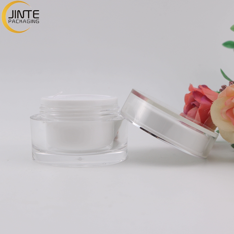 Factory Supply Promotional 15g/0.5oz 50g/1.7oz Plastic Acrylic Cosmetic Jar For Skin Cream