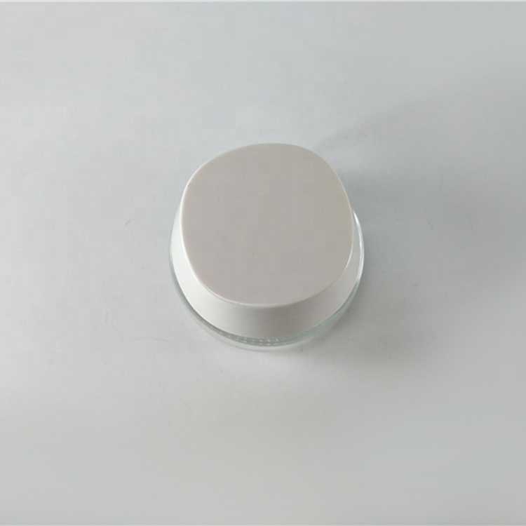 Factory Supply Transparent Containers Cosmetic Packaging Empty 60ml Glass Jar For Eye Cream