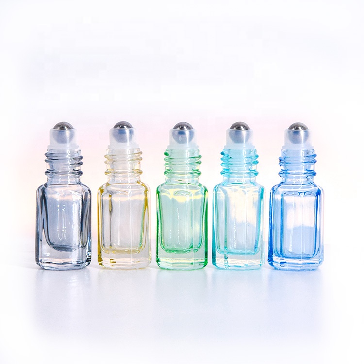 Factory Supply perfume rollerball bottles 3ml  essential oils perfume bottle glass