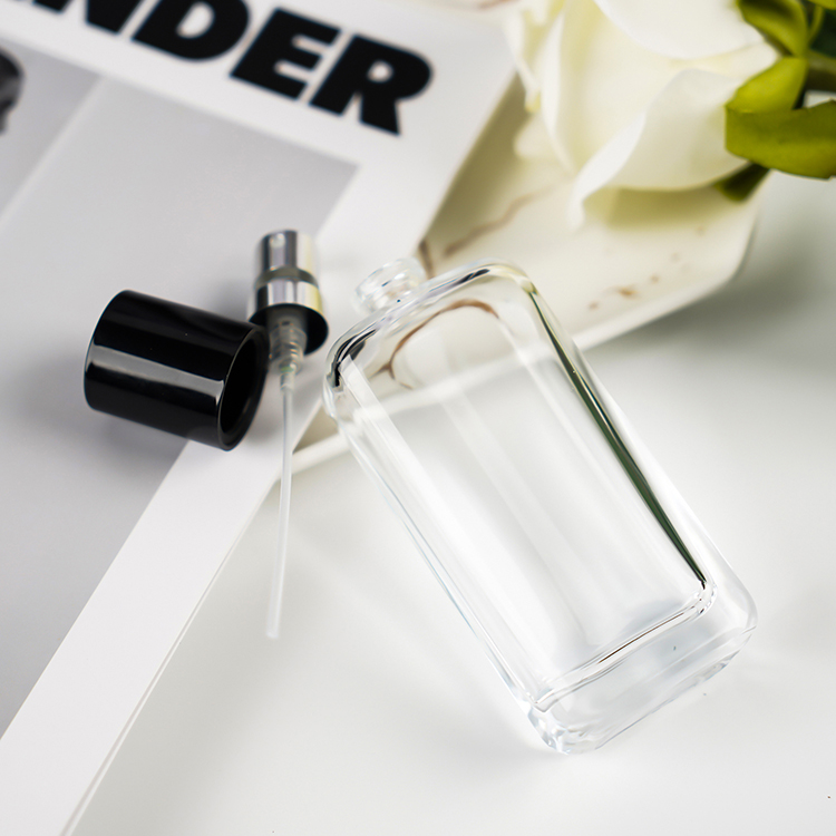 Factory Warehouse In Stock Ready To Ship 50ml Empty Glass Perfume Bottle Different Mist Pump Head For Spray Toner Packaging