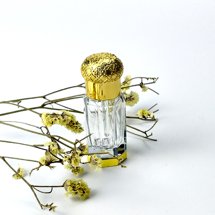 Factory Wholesale 3ml 6ml 12ml Attar Crystal Glass Essential Oil Bottles Empty Perfume Bottles