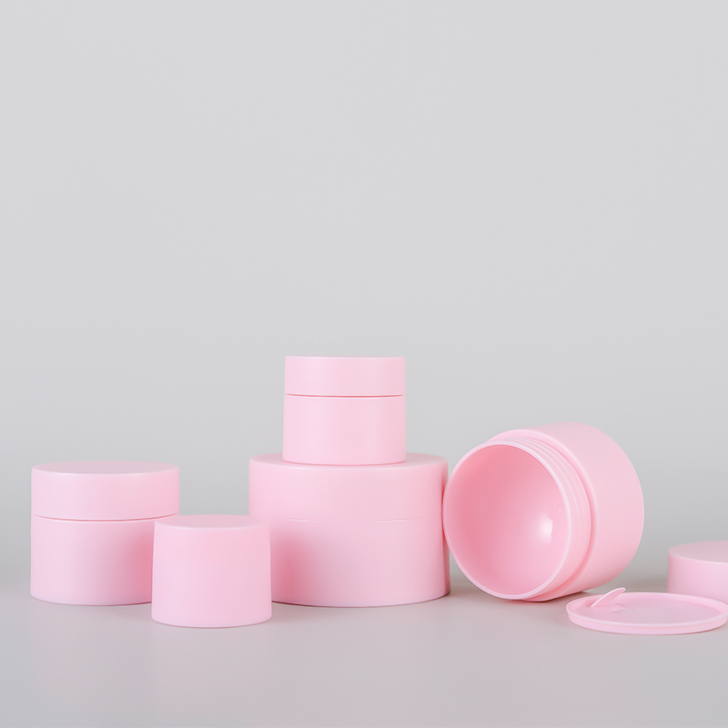 Factory Wholesale 5g 15g 30g 50g Empty Cream Jar Cosmetic Pink color