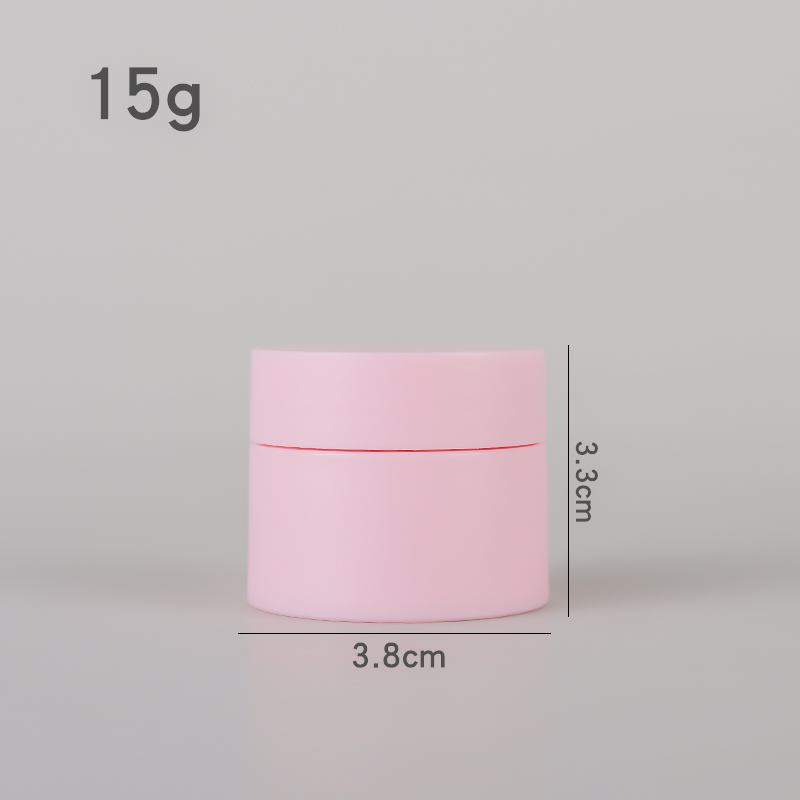 Factory Wholesale 5g 15g 30g 50g Empty Cream Jar Cosmetic Pink color