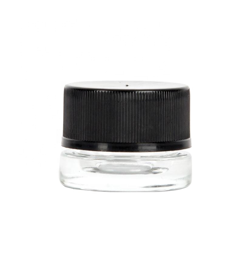 Factory Wholesale 5ml  Dabs Wax rosin jars cosmetic jar shatter packaging wax concentrate containers