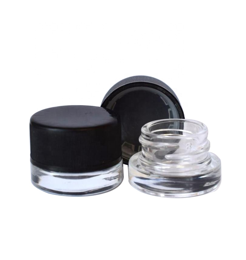 Factory Wholesale 5ml Dabs Wax rosin jars cosmetic jar shatter packaging wax concentrate containers