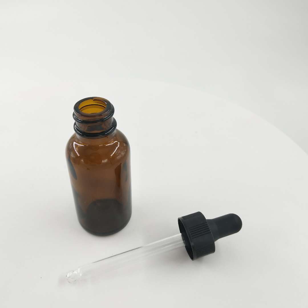 Factory Wholesale Amber 60ml Glass Bottle With Dropper Dispenser