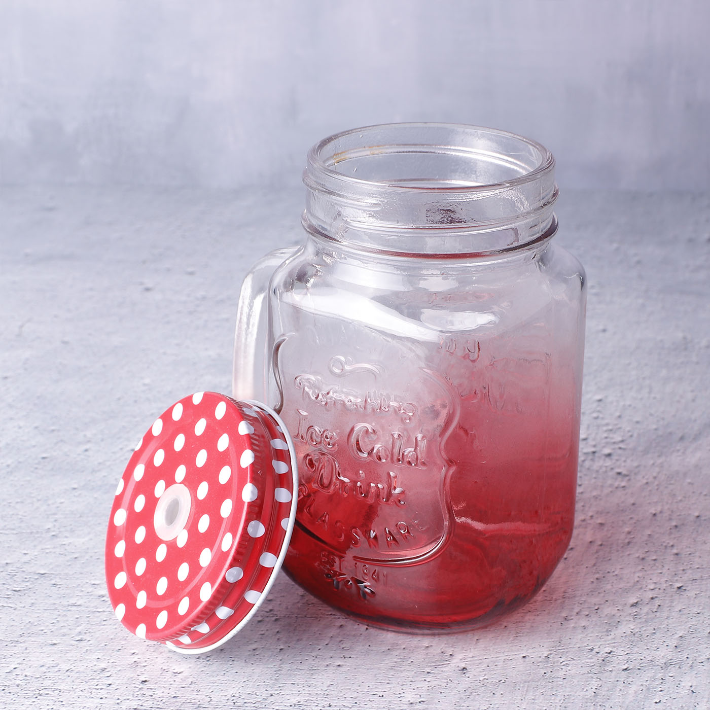 Factory Wholesale Beverage Creative Juice Drinking Glass Mason Jar Drinking Jar With Straw Lid