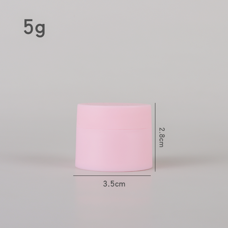 Factory Wholesale Empty Cream Jar Cosmetic Pink color 5g 15g 30g 50g
