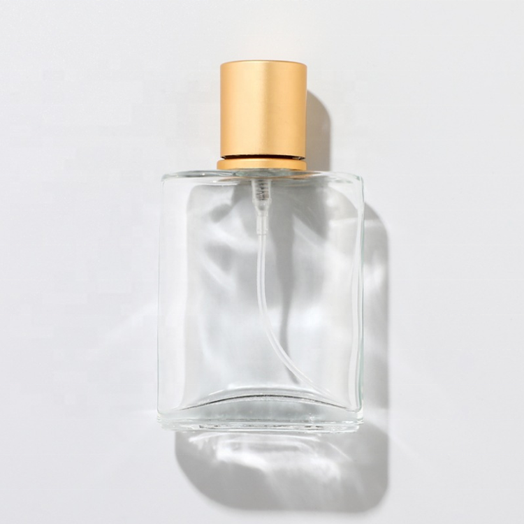 Factory Wholesale Glass Frosted Bottle Spray Color Can Be Customized Square Spray 30ml 100ml Glass Bottle For Perfume Bottle