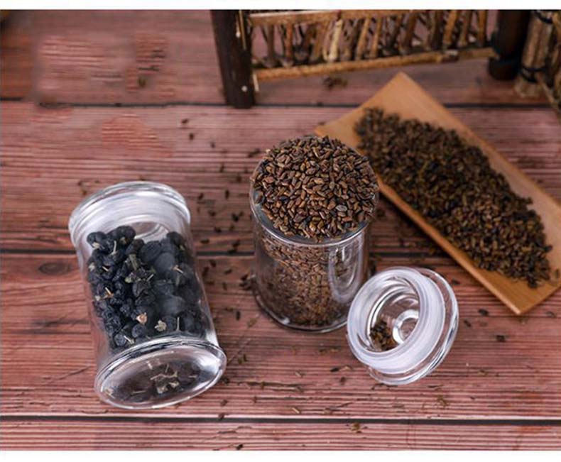 Factory Wholesale Hot Sale Food Glass Storage Jars Canisters With Sealed Lids 3 Styles For Tea Dried Fruit Coffee