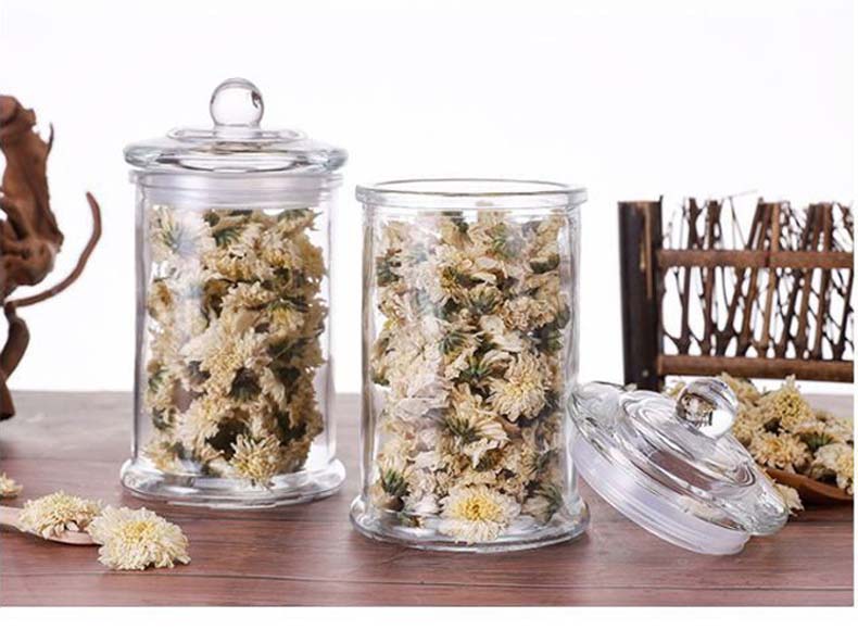 Factory Wholesale Hot Sale Food Glass Storage Jars Canisters With Sealed Lids 3 Styles For Tea Dried Fruit Coffee