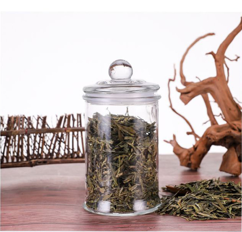 Factory Wholesale Hot Sale Food Glass Storage Jars Canisters With Sealed Lids 3 Styles For Tea Dried Fruit Coffee