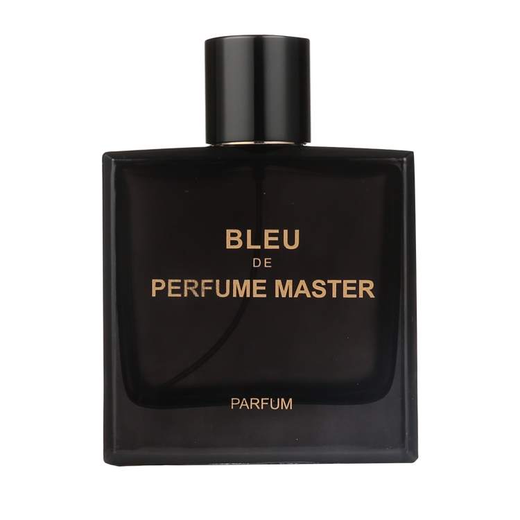 Factory Wholesale Luxury Black 100ml Empty Perfume Glass Bottle with Magnetic Cap