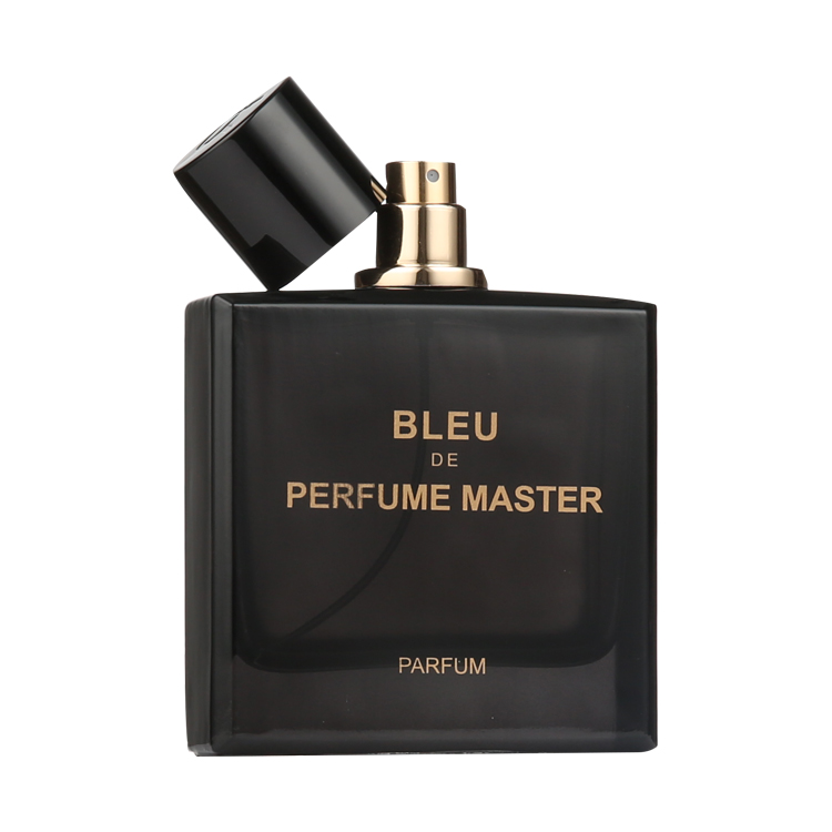 Factory Wholesale Luxury Black 100ml Empty Perfume Glass Bottle with Magnetic Cap