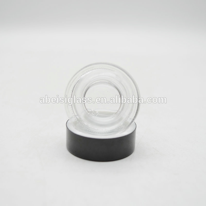 Factory Wholesale Luxury Glass Mini Cosmetic Eye Cream Jar 3ml