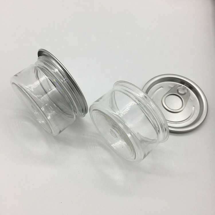 Factory Wholesale Small Plastic Can New Design Herb Storage Cans For Saffron Food Jars PET