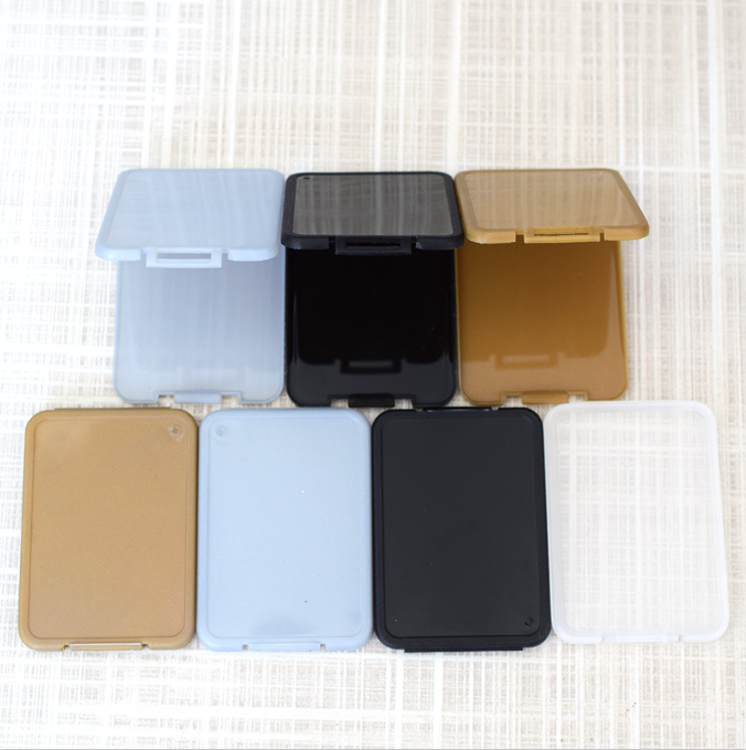 Factory Wholesale slim shatter container clear gold silver black for wax dab hemp packaging box