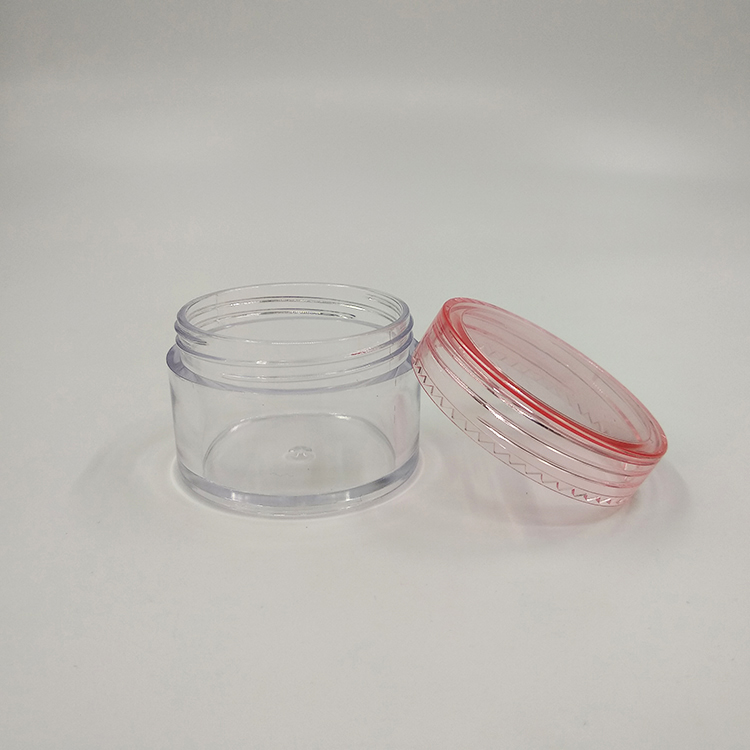 Factory custom plastic 15 ml empty jar for cosmetic