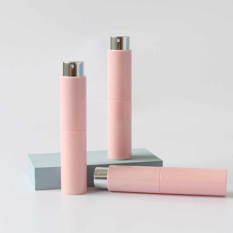 Factory custom refillable portable spray twist perfume bottle 10ml 20ml luxurious Christmas gift for man and women