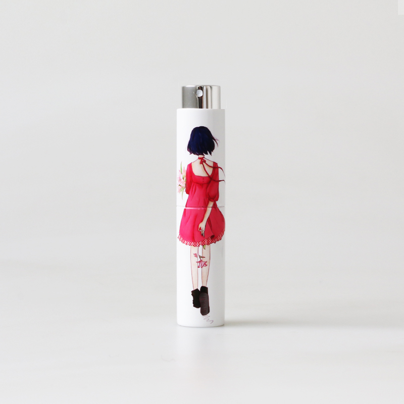 Factory custom refillable portable spray twist perfume bottle 10ml 20ml luxurious Christmas gift for man and women