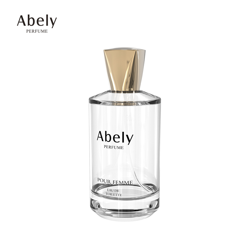 Factory design round empty black fragrance perfume bottles 30ml 50ml 100ml glass perfume spray bottle Packaging