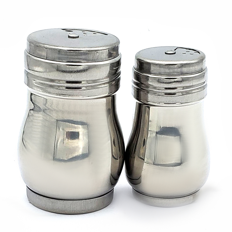 Factory direct 201 stainless steel seasoning pot barbecue pepper pot