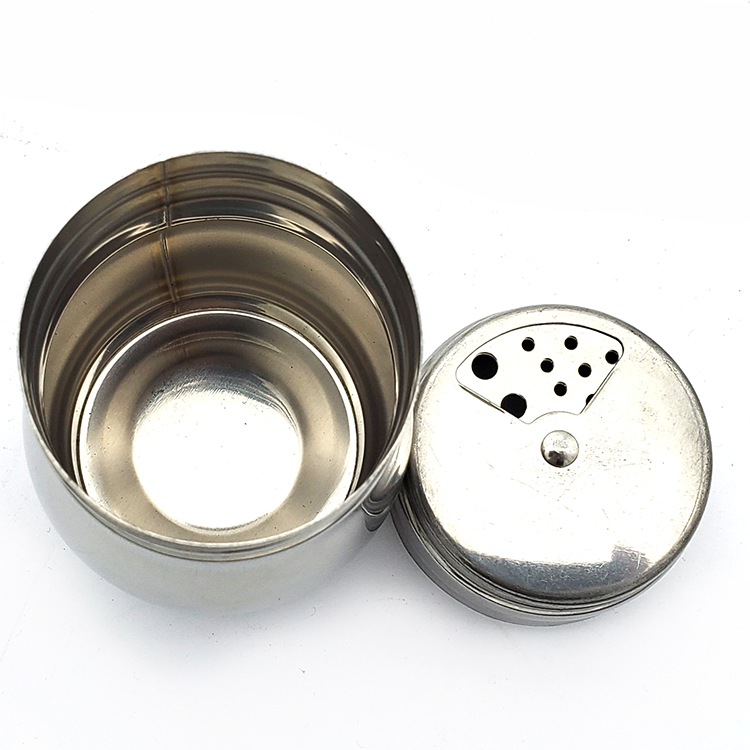 Factory direct 201 stainless steel seasoning pot barbecue pepper pot