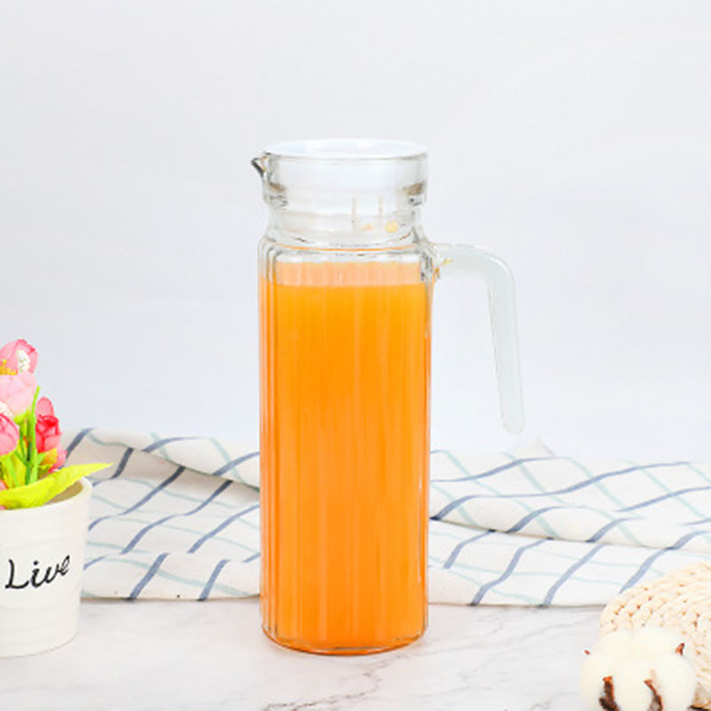 Factory direct drink bottle transparent glass juice bottle