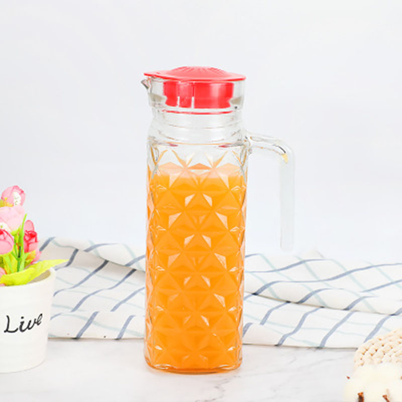 Factory direct drink bottle transparent glass juice bottle